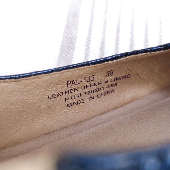 Alegria Paloma Mary Jane Flats Womens EU 38 US 7.5-8 Blue Leather Comfort Ergo - Picture 12 of 12